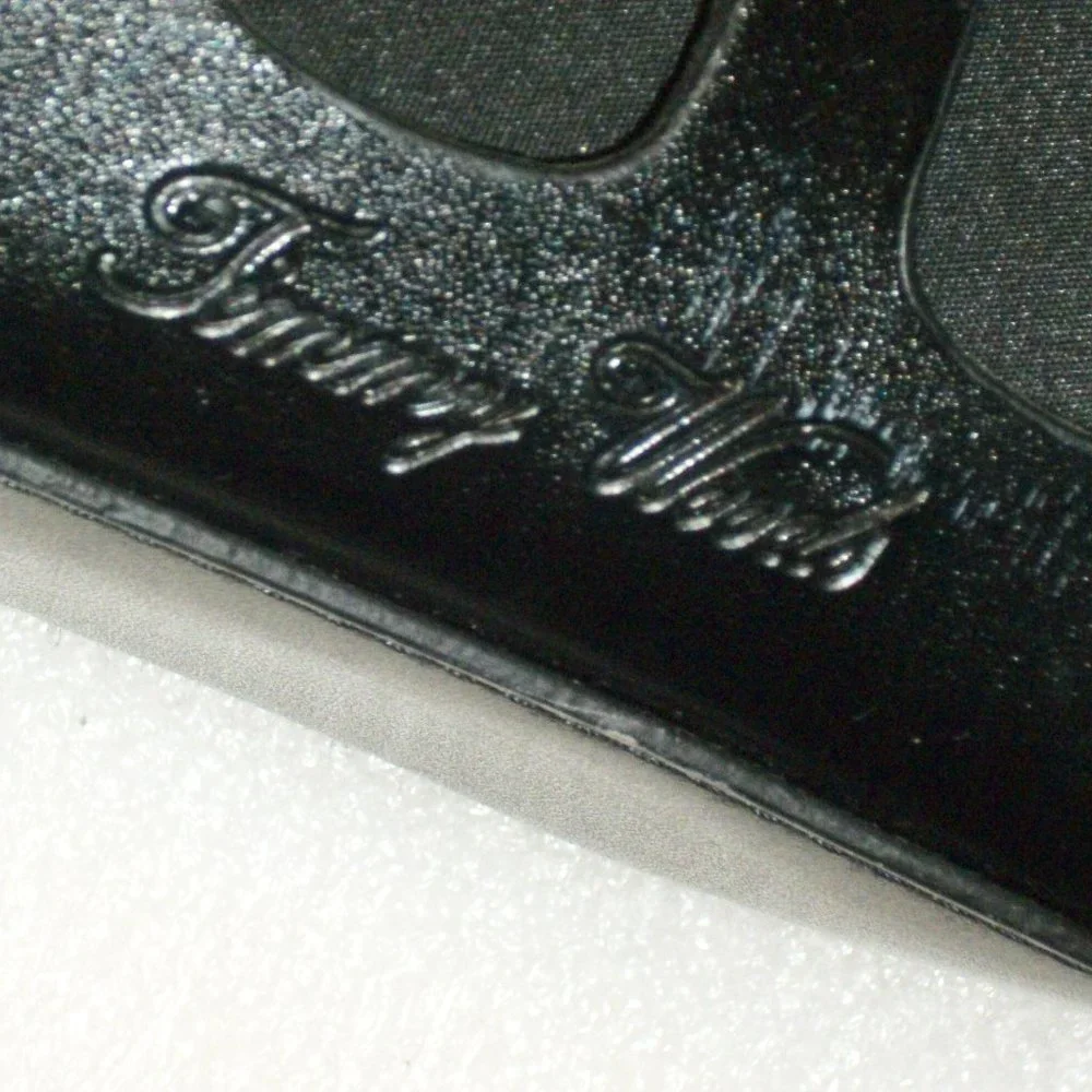 SOLD! Timmy Woods Beverly Hills Collection Black Clutch 14" x 6" Removable Liner - Picture 6 of 13